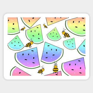 UNINVITED Picnic Guests Watermelon Sticker